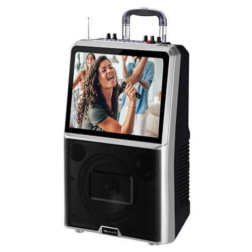 15" Touch Screen Karaoke System with 8" Built-in Speaker Image 1
