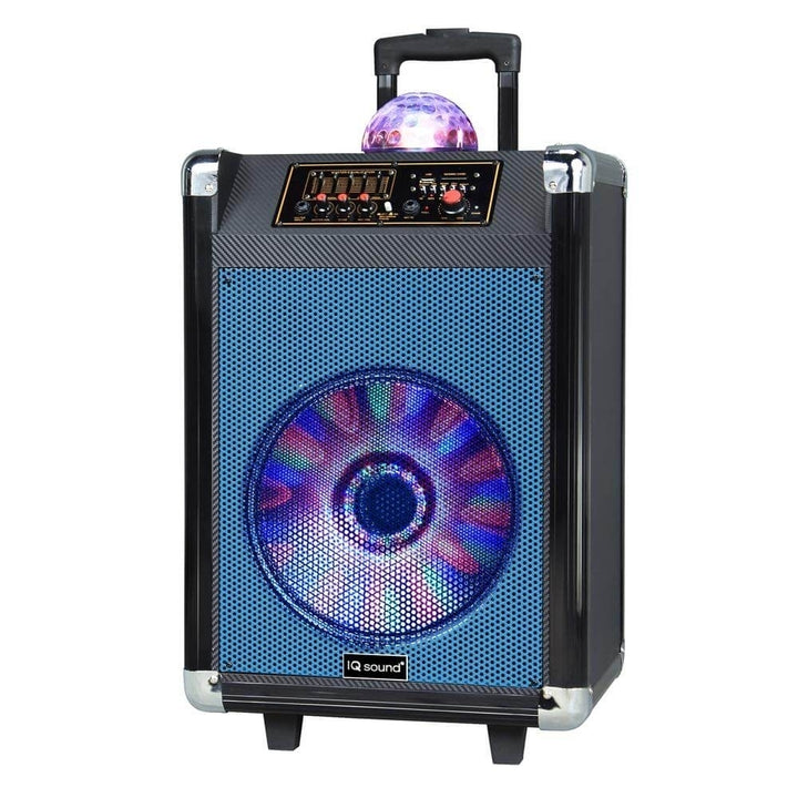 12" Portable Bluetooth Speaker with Disco Ball Light Image 4