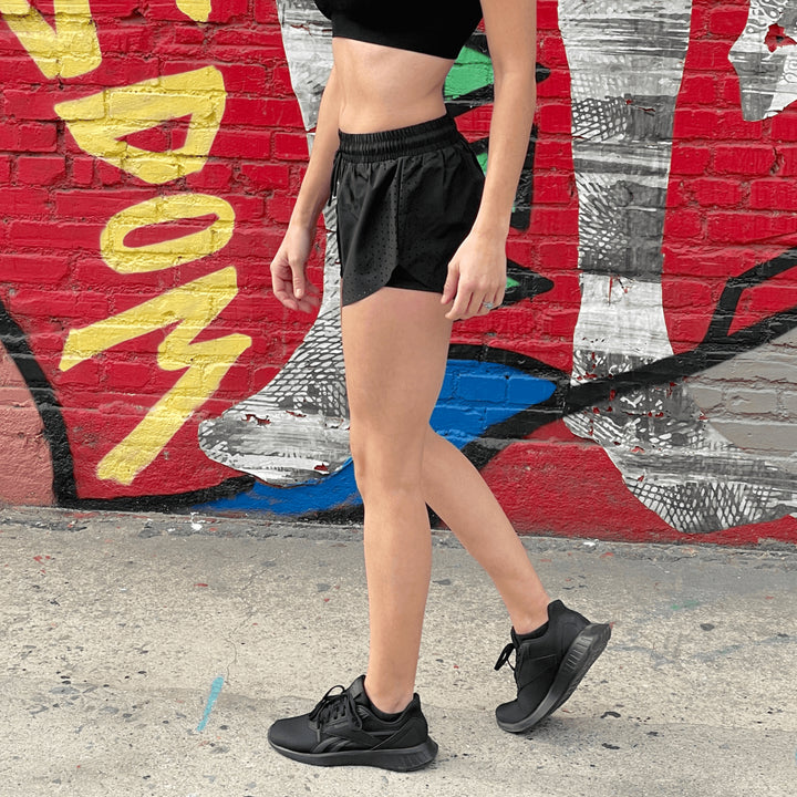 Arielle Athletic Shorts with Built-In Compression Image 6