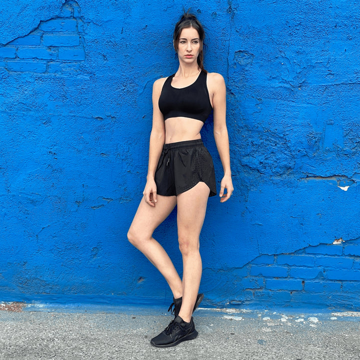 Arielle Athletic Shorts with Built-In Compression Image 9