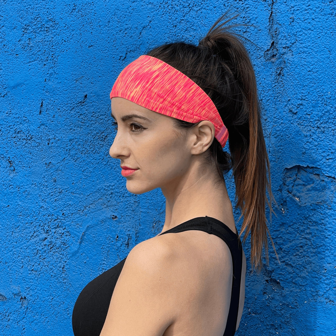 Extra-Wide Sport and Fitness Sweat-Wicking Headband Image 4