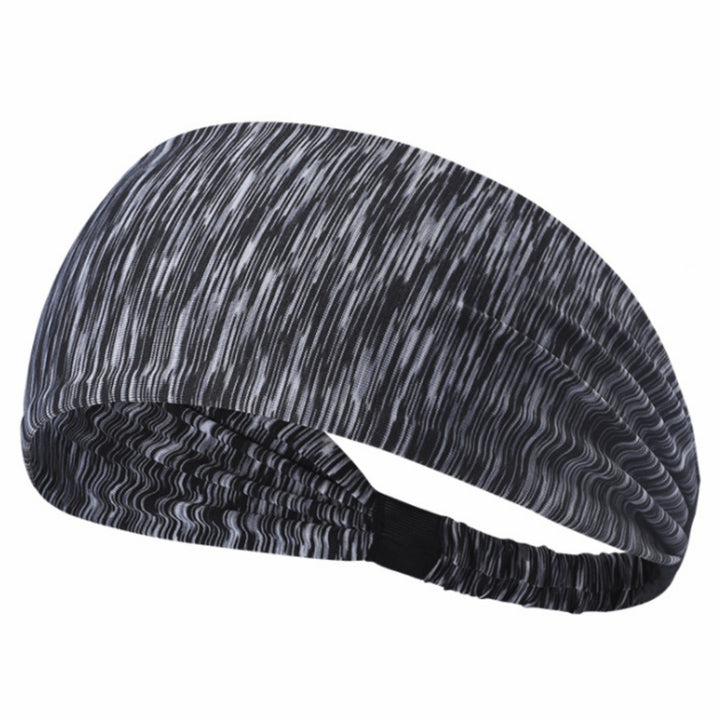 Extra-Wide Sport and Fitness Sweat-Wicking Headband Image 10