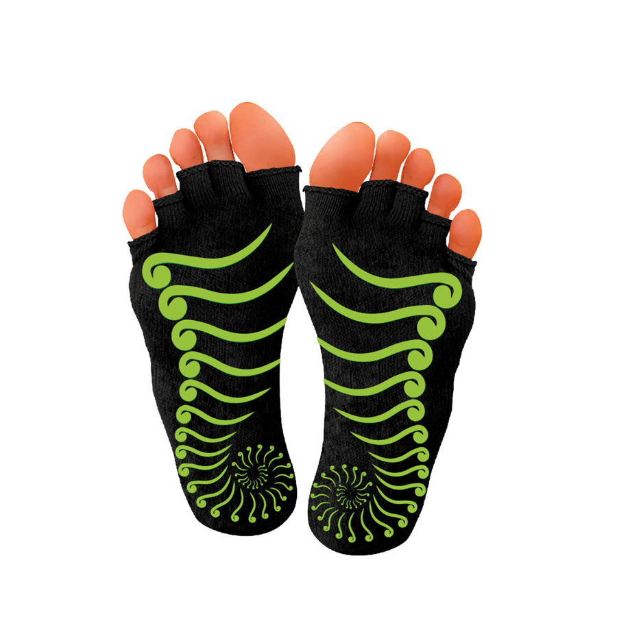 PBLX Non-Slip Yoga Socks No ToeMedium and Large Image 1