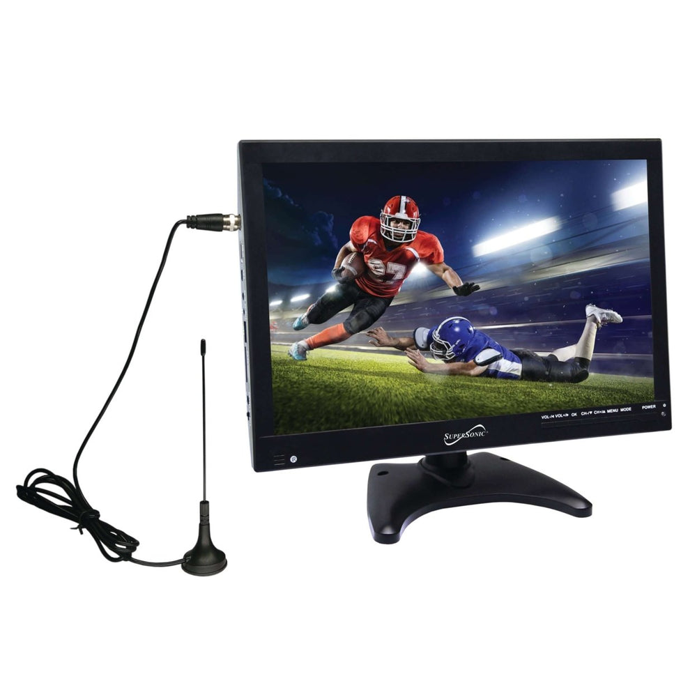 Supersonic 14" Portable Digital LED TV with USBSD and HDMI Inputs12 Volt AC/DC Compatible (SC-2814) Image 2