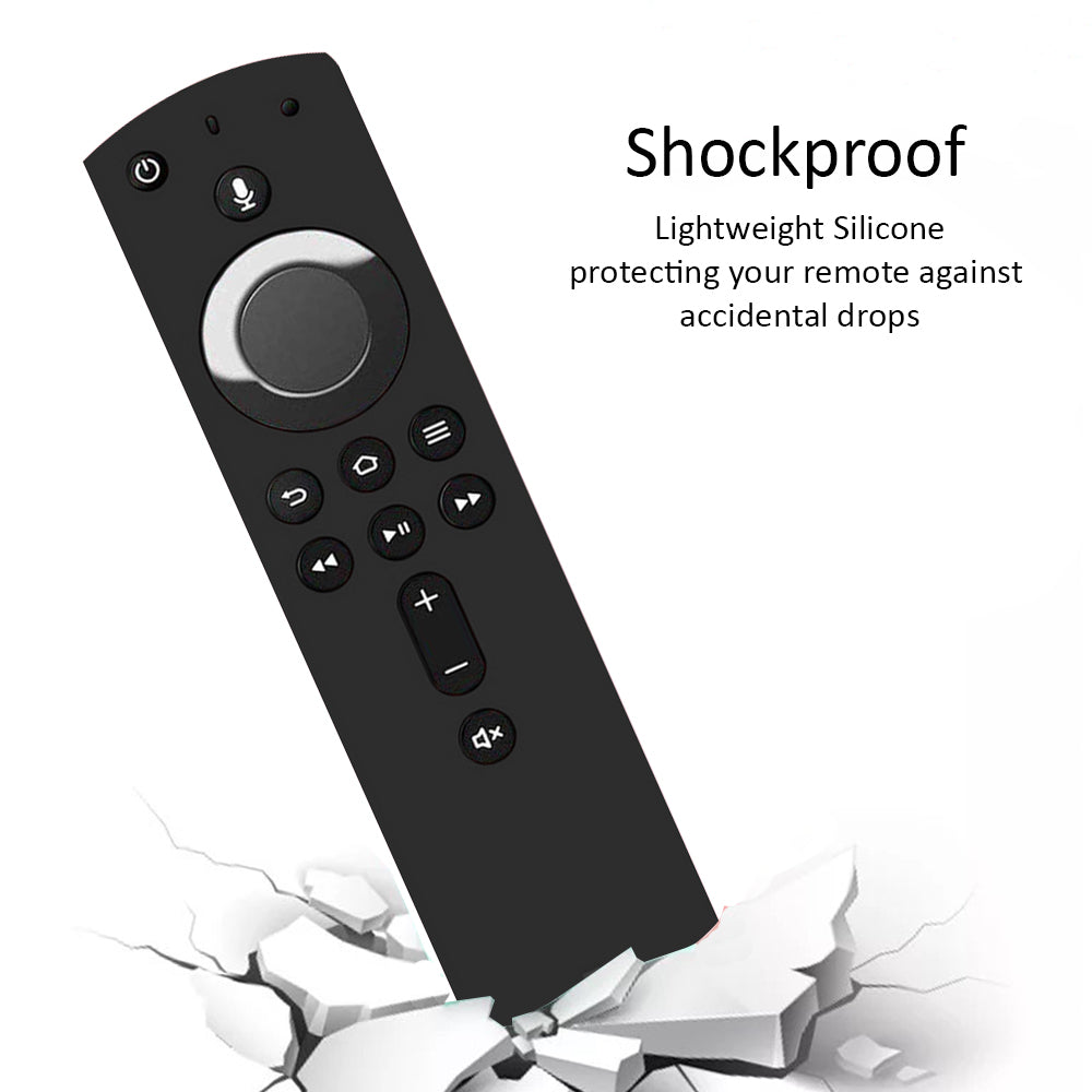 Shockproof Protective Silicone Case Compatible with All- Alexa Voice Remote for Fire TV Stick 4K Image 2