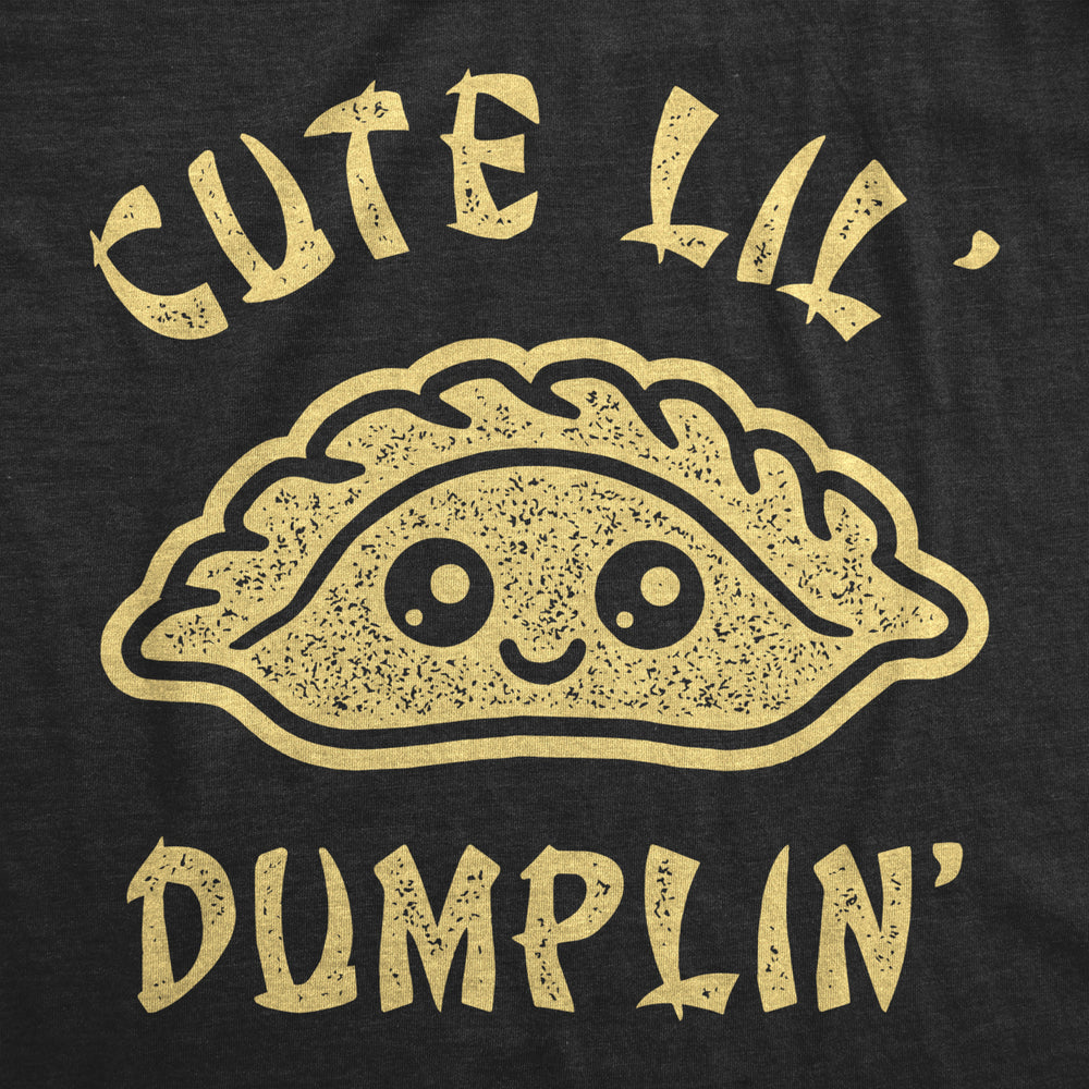 Cute Lil Dumplin Baby Bodysuit Funny Cute Infant Romper Graphic Novelty Jumper Image 2