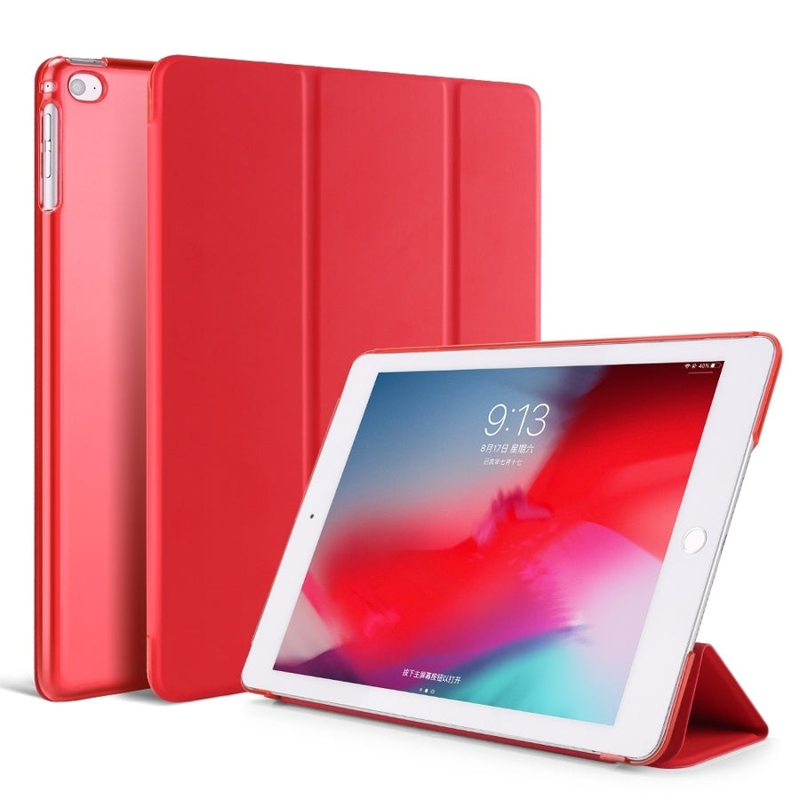 navor Smart Cover Compatible with iPad 9.7-Inch20182017 Model6th and 5th GenerationLightweight Auto Wake and Sleep-Red Image 1