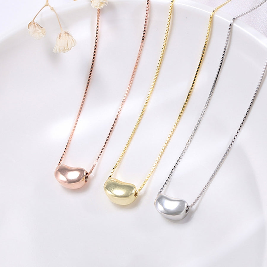 Fashion Exquisite Adjustable Acacia Bean Clavicle Chain Choker Necklace Jewelry Accessory for Party Image 1