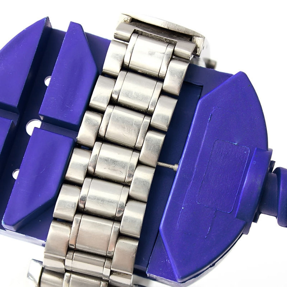 Bracelet Wrist Watch Band Adjuster Repair Tool Set Link Strap Remover + 5 Pins Image 2