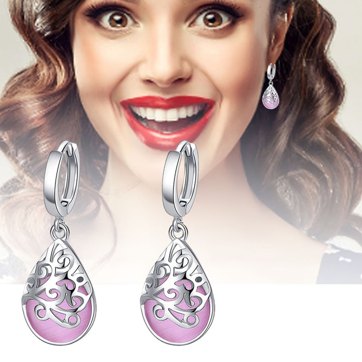 16 Pair Bohemia Women Teardrop Drop Dangle Earring Fashion Jewelry Accessories Image 4