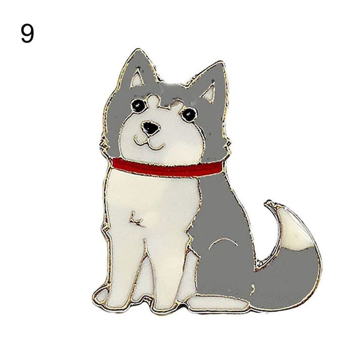 Cute Animal Pet Dog Enamel Brooch Pin Badge Shirt Jacket Collar Jewelry Gift Image 10