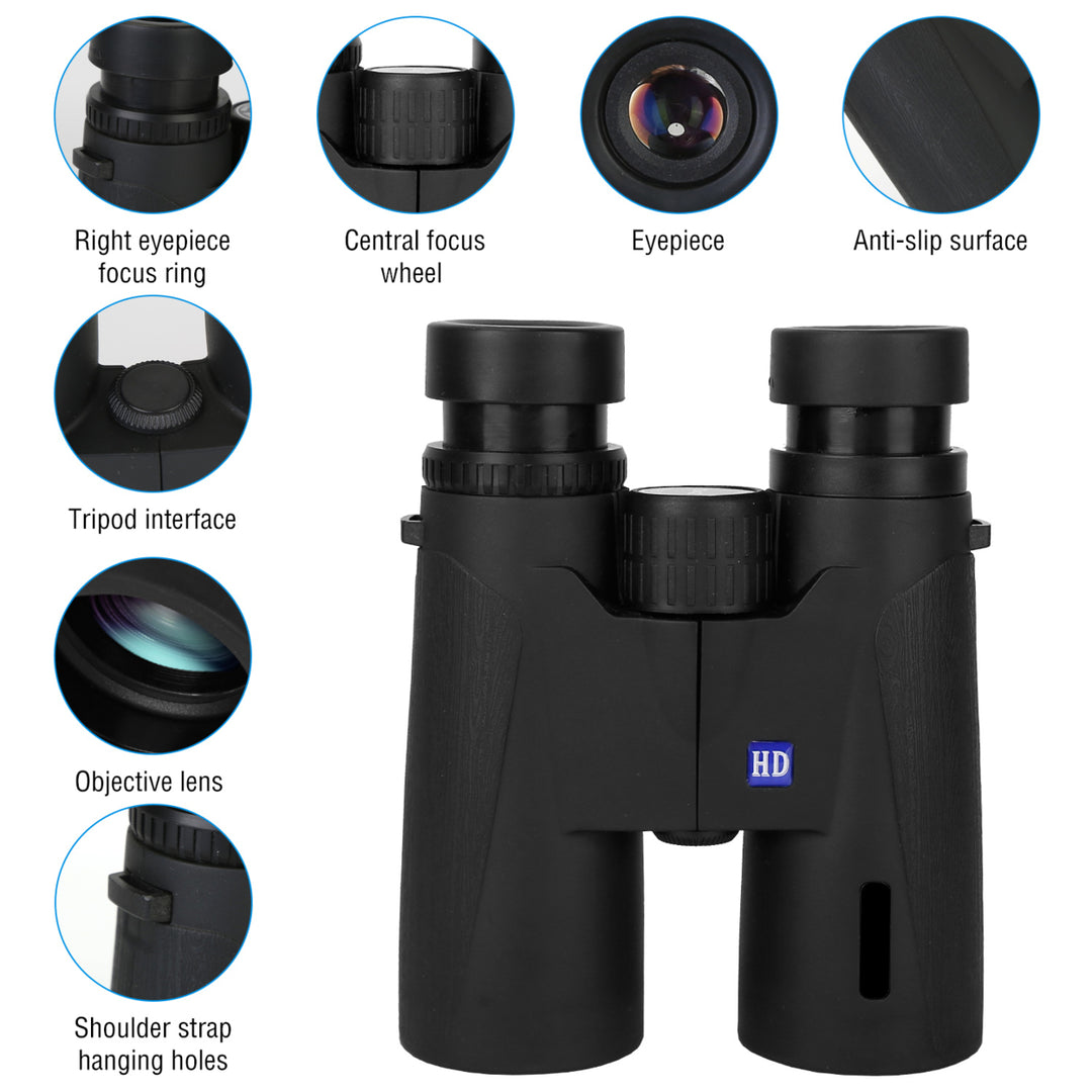 12X Zoom Binoculars with FMC Lens Foldable Telescope for Concert Bird Watching Hunting Sports Events Concerts Image 4