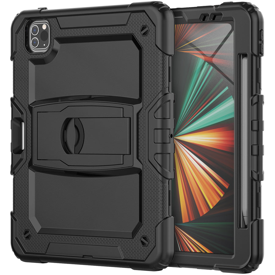 navor iPad case with iPad Pro 11-inch 2021,2020,2018 CaseBuilt in Screen Protector Kickstand Shockproof Heavy Duty Image 1