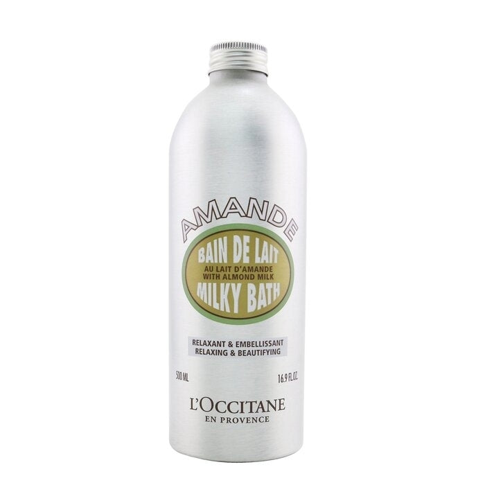 LOccitane - Almond Milky Bath With Almond Milk - Relaxing and Beautifying(500ml/16.9oz) Image 1