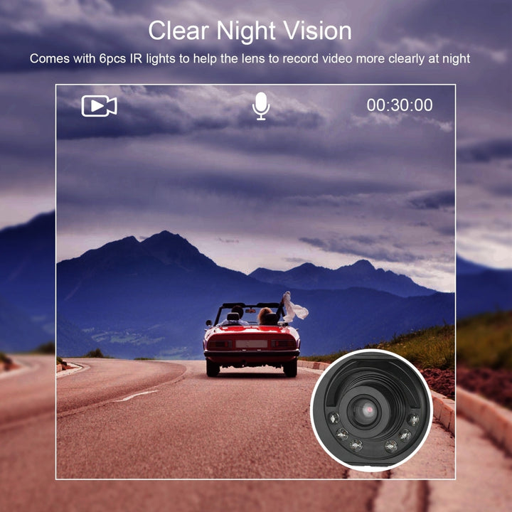 1080P Car DVR Camera Dash Cam Camcorder 90 Degree Angle Loop Recording Night Vison Image 6