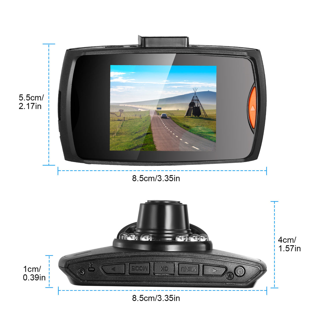1080P Car DVR Camera Dash Cam Camcorder 90 Degree Angle Loop Recording Night Vison Image 8