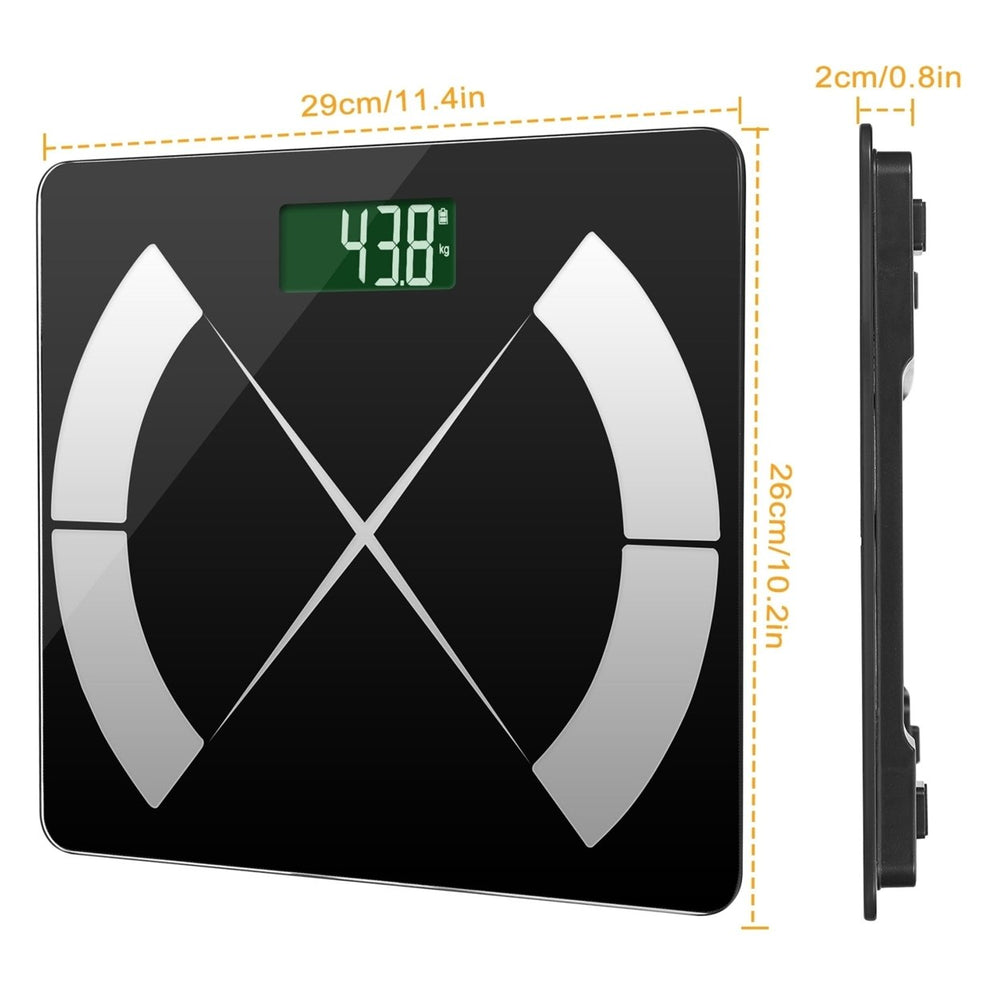 Smart Body Composition Scale Fat Monitor Digital APP Scale BMI Health Analyzer Image 2