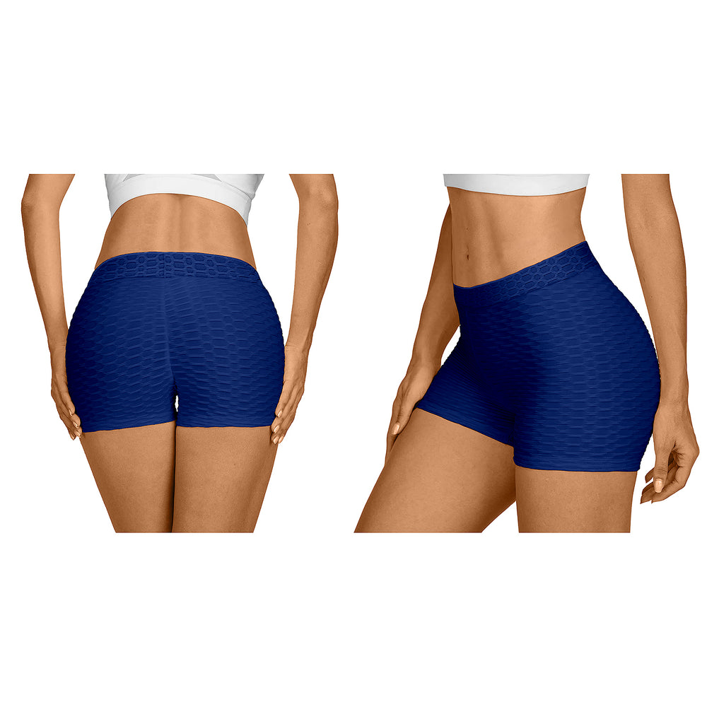 6-Pack Womens Scrunch Butt Lifting Stylish Shorts Image 2