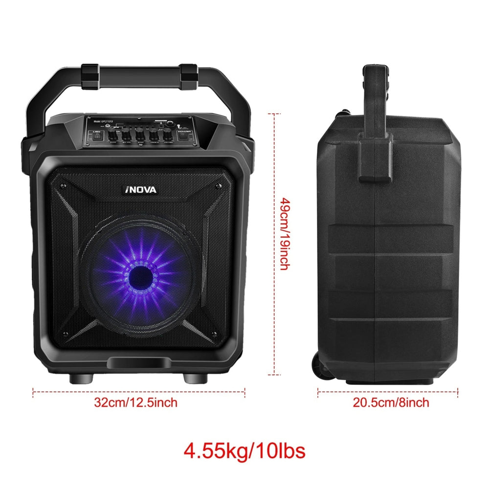 Portable Wireless Party Speaker with Disco Lighting Image 2
