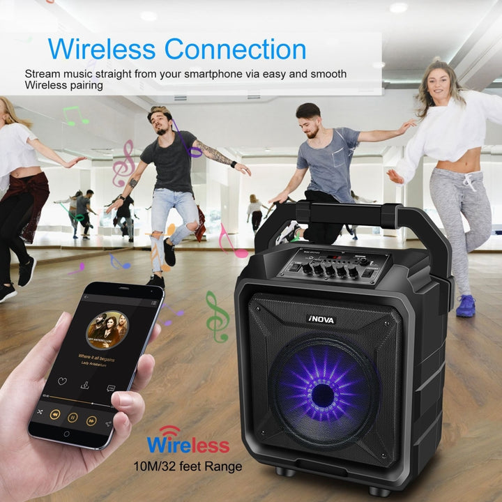 Portable Wireless Party Speaker with Disco Lighting Image 3