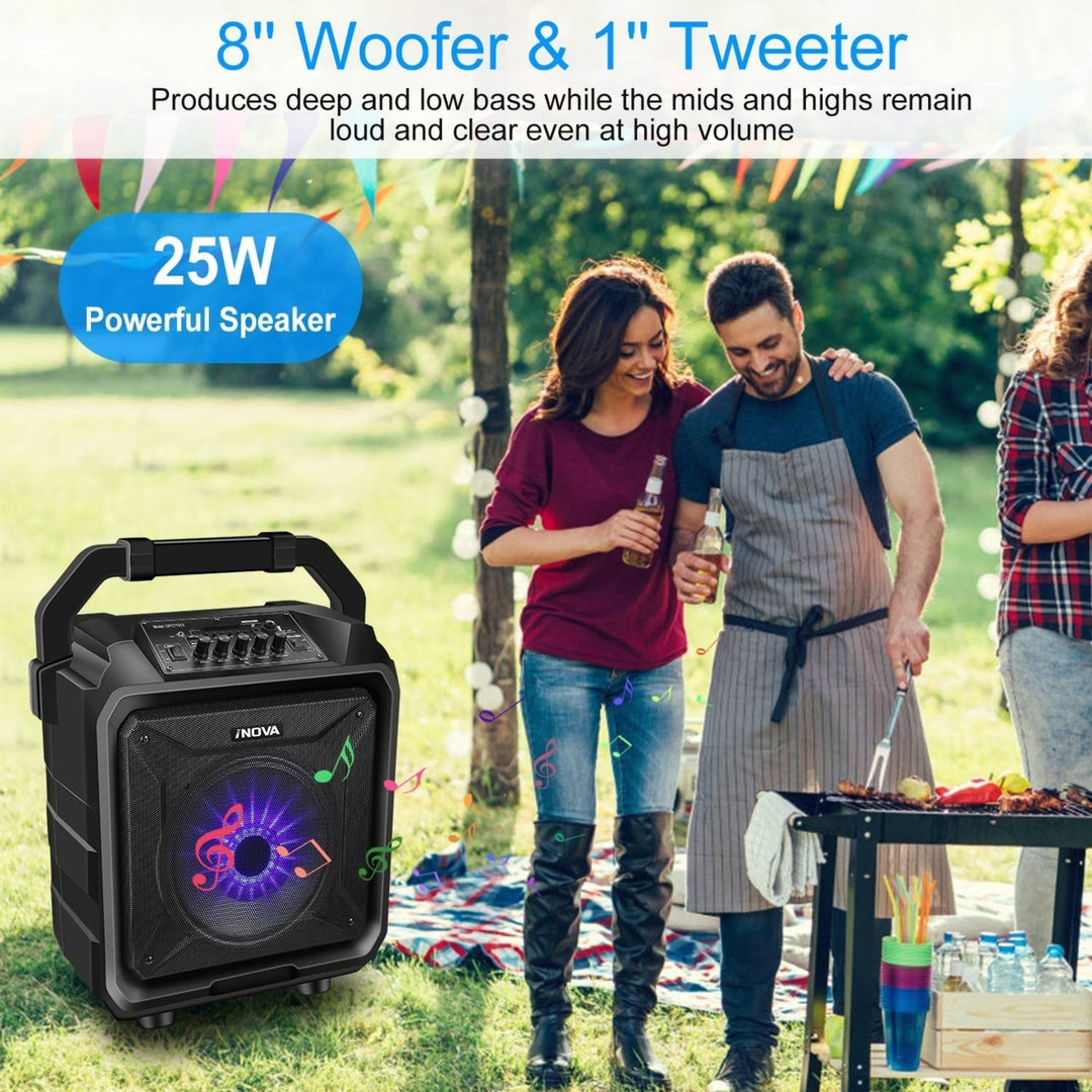 Portable Wireless Party Speaker with Disco Lighting Image 7