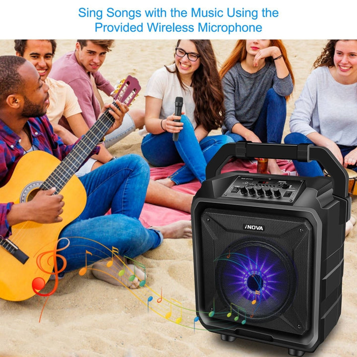 Portable Wireless Party Speaker with Disco Lighting Image 8