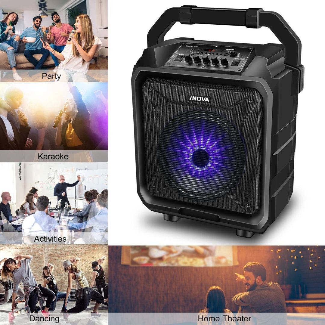 Portable Wireless Party Speaker with Disco Lighting Image 9