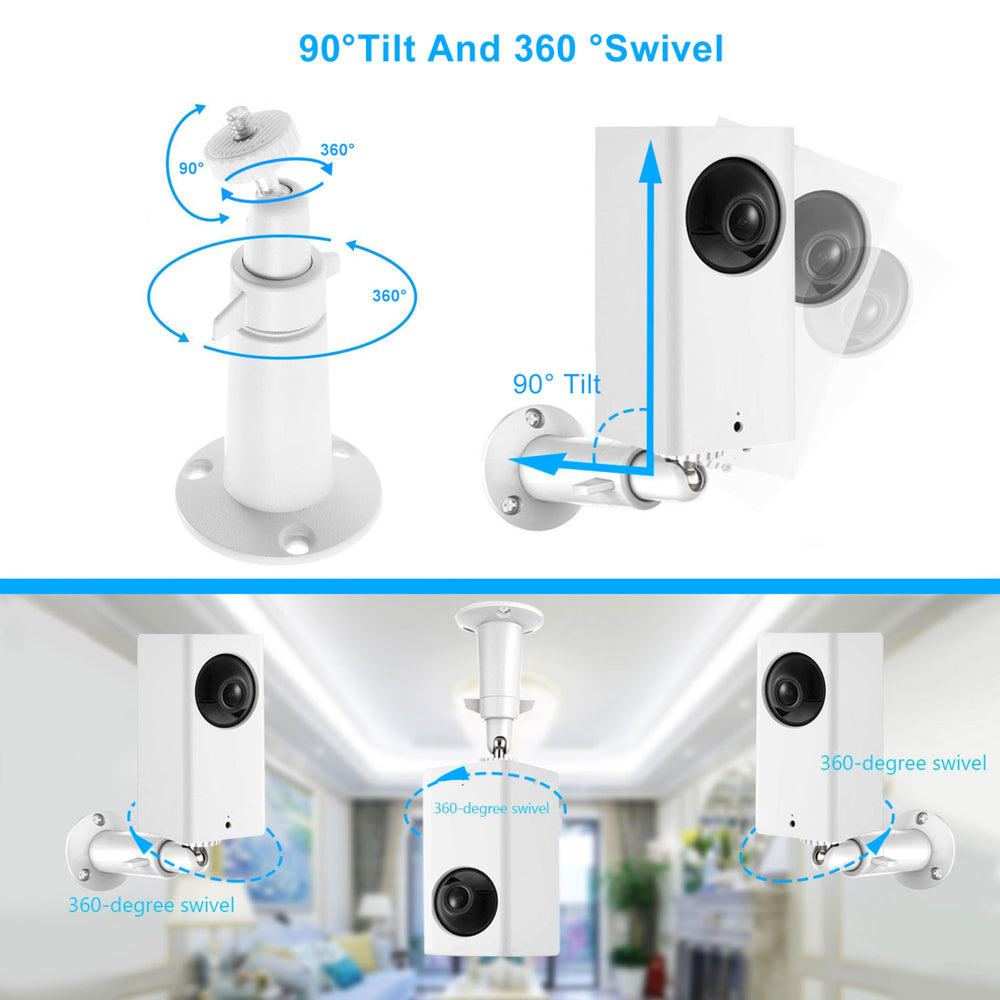 3 Packs Security Camera Wall Mount for Arlo 360 Degree Adjustable Camera Holder Image 2