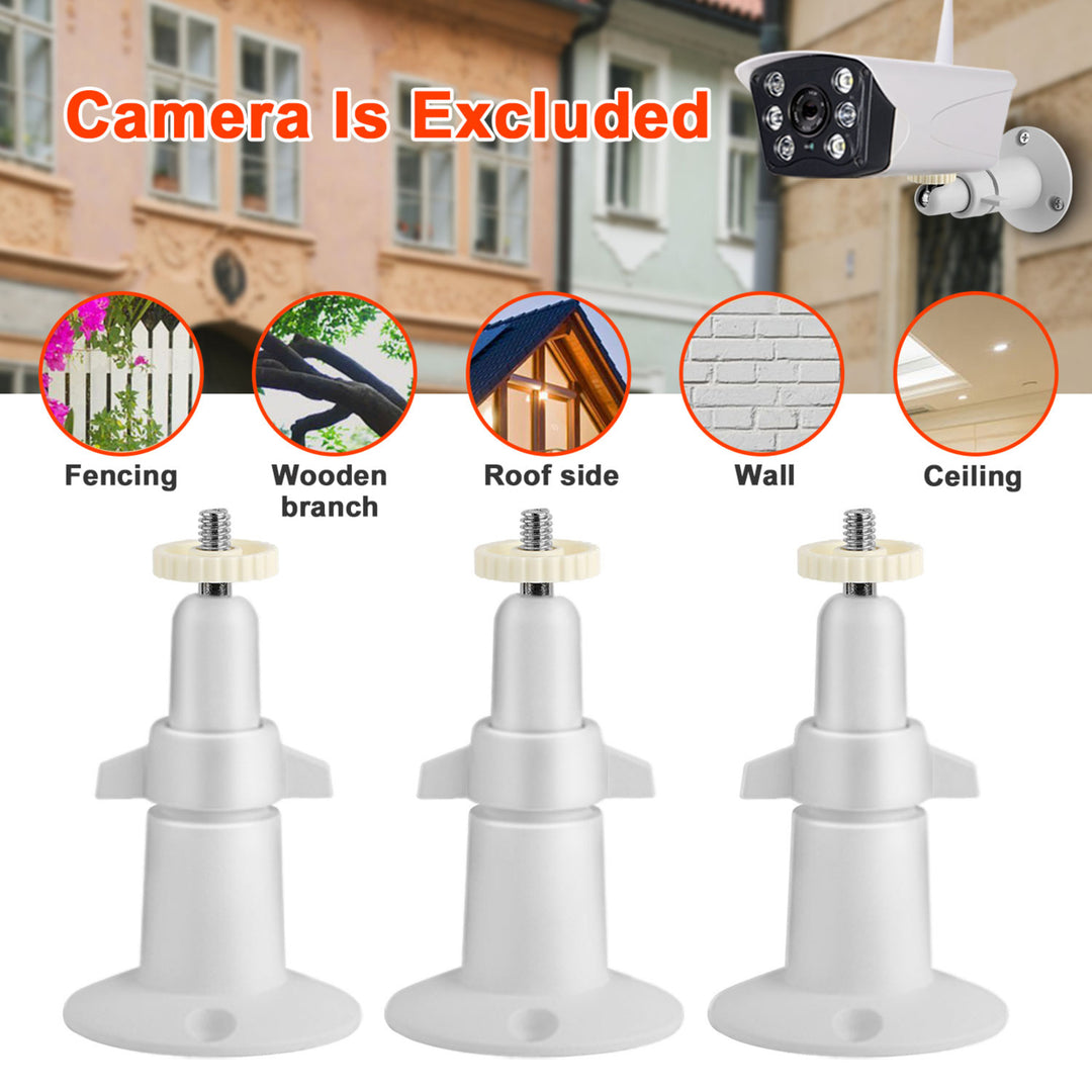 3 Packs Security Camera Wall Mount for Arlo 360 Degree Adjustable Camera Holder Image 8