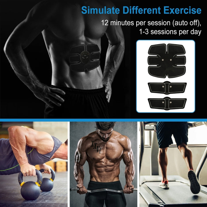 Smart Abs Stimulator Abdominal Muscle Toning Belt Trainer EMS Training Image 4