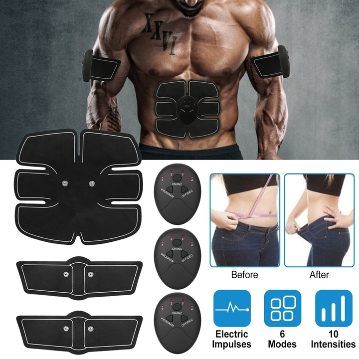 Smart Abs Stimulator Abdominal Muscle Toning Belt Trainer EMS Training Image 8