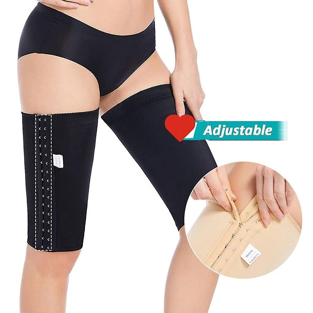 Women Thigh Slimmer Leg Compression Sleeves Slimming Thigh Wraps Body Shaper Image 3