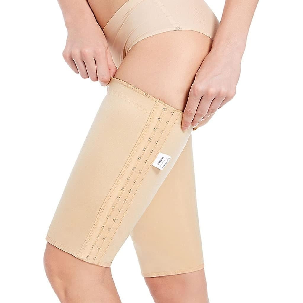 Women Thigh Slimmer Leg Compression Sleeves Slimming Thigh Wraps Body Shaper Image 4
