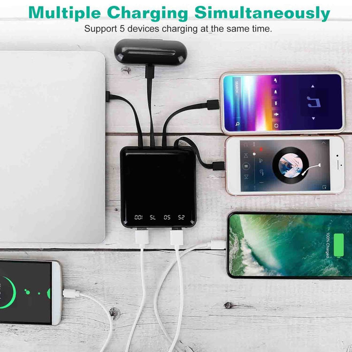 10000mAh Portable Charger Power Bank External Battery Pack with LED Display Image 3