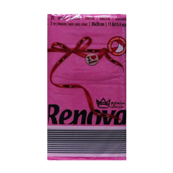 Renova Red Label Napkin- Fucsia (25 Count) Image 1