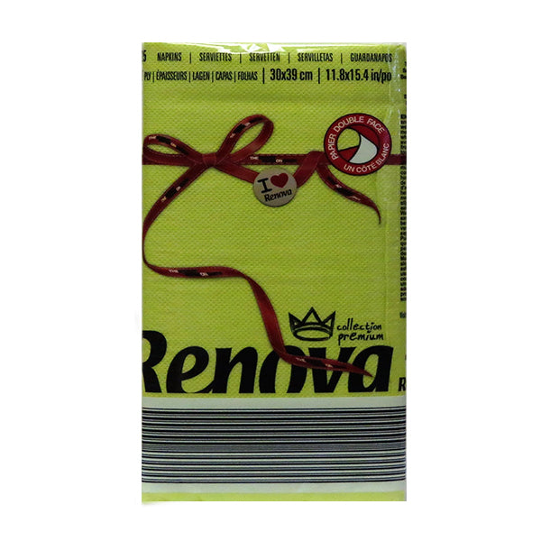 Renova Red Label Napkin- Green (25 Count) Image 1