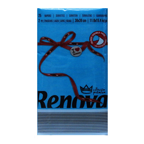 Renova Red Label Napkin- Blue (25 Count) Image 1