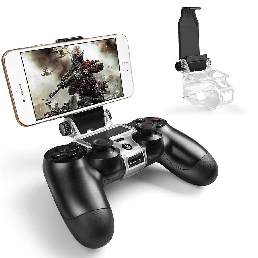 Adjustable Ps4 Controller Phone Holder Rotation Gaming Mount Stand Image 1