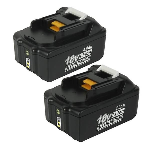2 Pack 18v 4.0ah 5.0 Ah 6.0 Ah Replacement Battery For Bl1830 Bl1850b Bl1840 Bl1860 Image 1