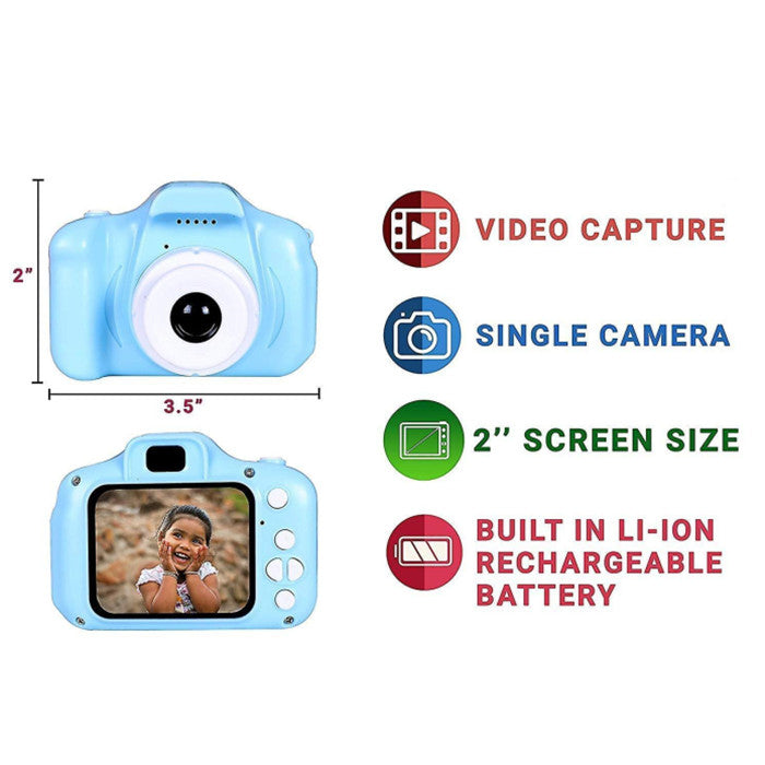 Kids Digital Camera Mini Camcorder Rechargeable Video Recorder Children Toys Birthday Gift Image 2