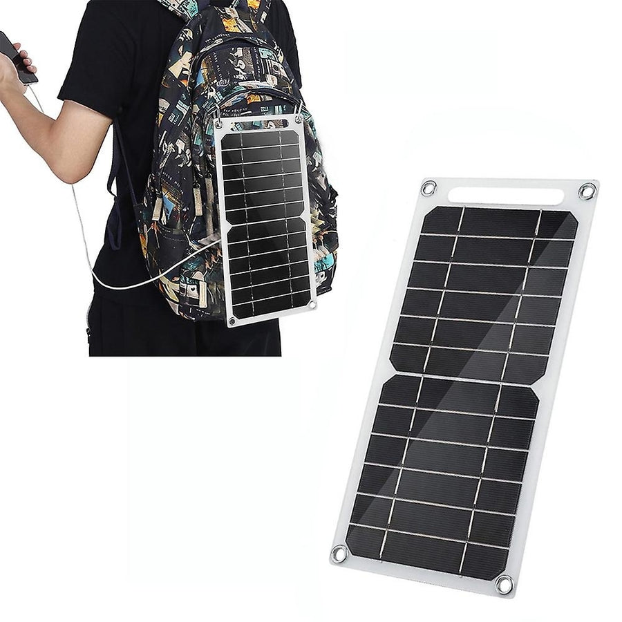 Solar Panel Charger Cellphone Power Bank Portable Outdoor Camping Emergency Solar Charger Image 1