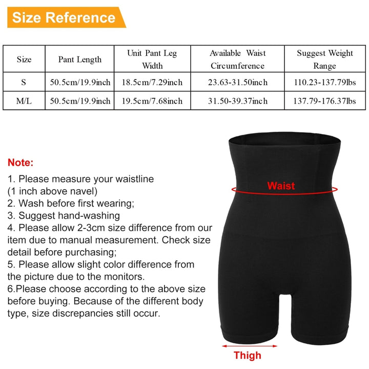 High Waist Shapewear Seamless Tummy Control Panties Butt Lifter Thigh Slimmer Body Trainer Shaper Compression Lingerie Image 4