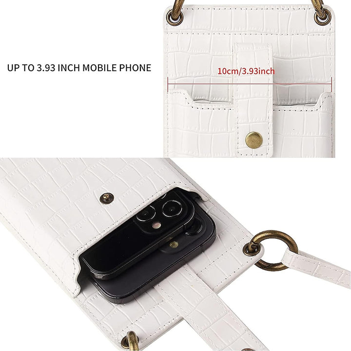 Multifunction Phone Crossbody Bag Women Leather Wallet Cell Phone Purses With Card Slots Image 3