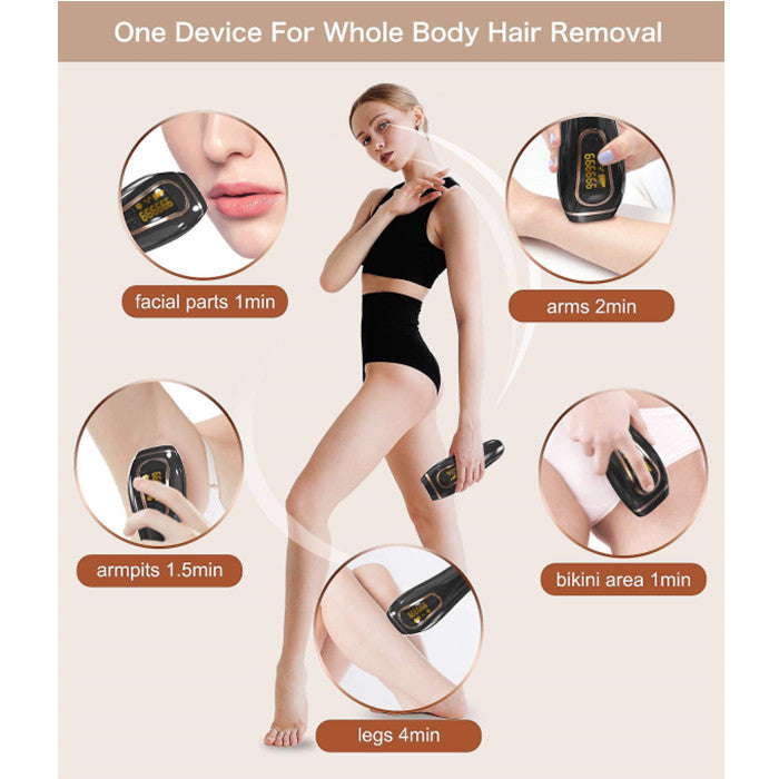 Ipl Hair Removal Permanent Painless Hair Remover Device For Facial Whole Body Image 4