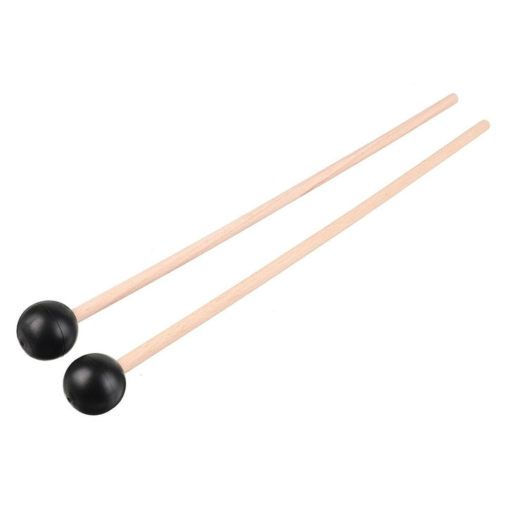 1 Pair Wooden Drum Sticks Professional Tongue Drum Drumsticks 25cm Length Xylophone Marimba Steel Tongue Drum Mallet Image 3
