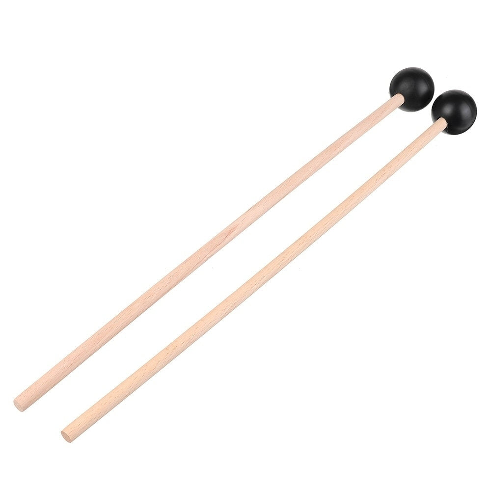 1 Pair Wooden Drum Sticks Professional Tongue Drum Drumsticks 25cm Length Xylophone Marimba Steel Tongue Drum Mallet Image 4