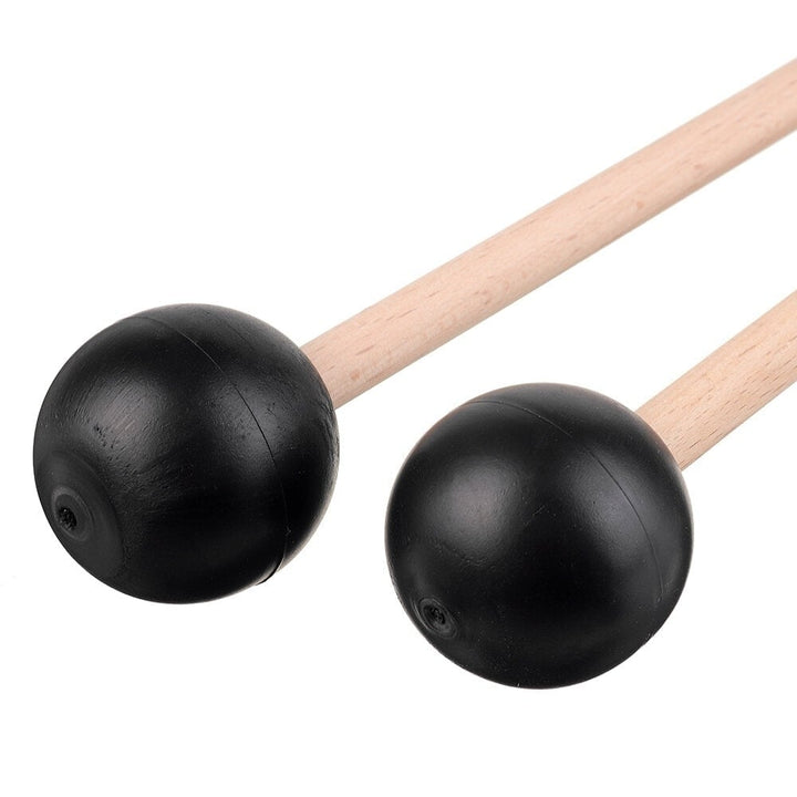 1 Pair Wooden Drum Sticks Professional Tongue Drum Drumsticks 25cm Length Xylophone Marimba Steel Tongue Drum Mallet Image 4