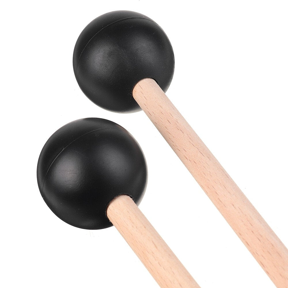 1 Pair Wooden Drum Sticks Professional Tongue Drum Drumsticks 25cm Length Xylophone Marimba Steel Tongue Drum Mallet Image 6