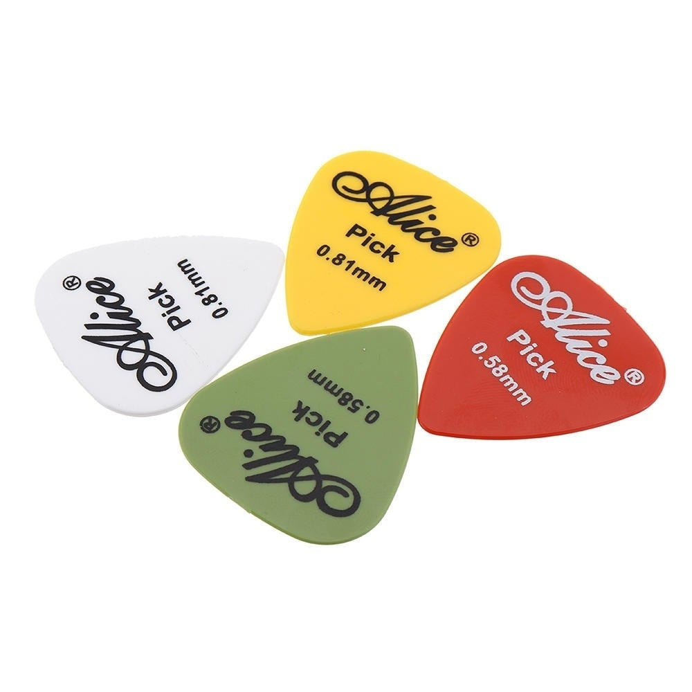 0.58/0.71/0.81/0.96/1.2/1.5mm Frosted Smooth Surface Guitar Thumb Finger Picks With Case Image 4