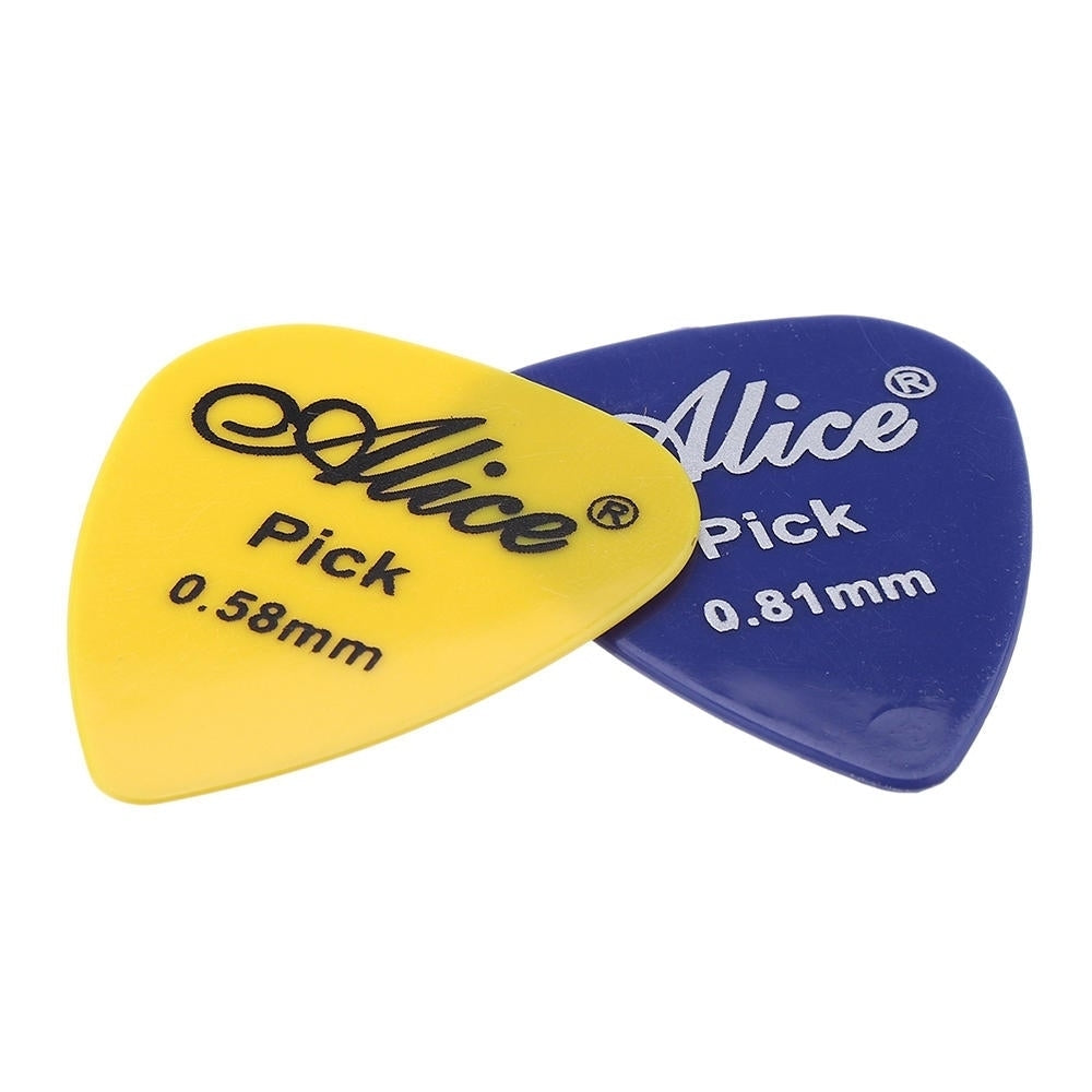 0.58/0.71/0.81/0.96/1.2/1.5mm Frosted Smooth Surface Guitar Thumb Finger Picks With Case Image 8